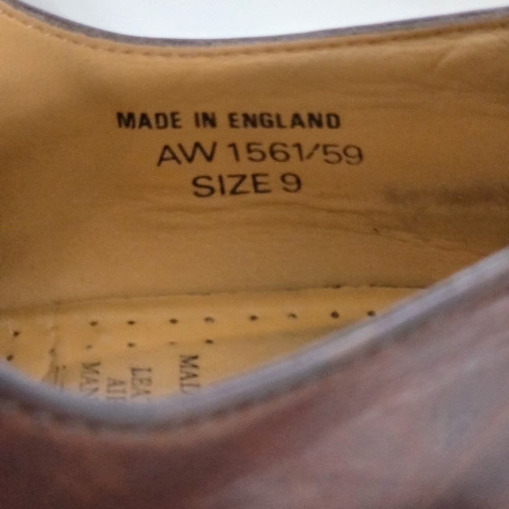Dr. Martens vintage England brown derby Brown Leather Men's Shoes - Picture 2 of 15